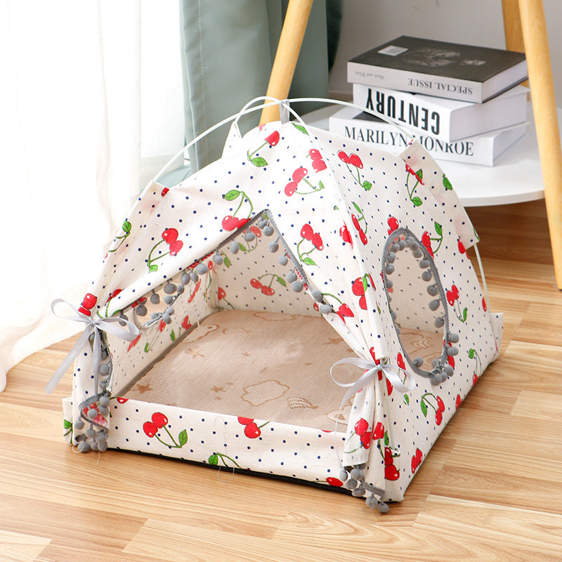 🌟 Cozy Pet Camping Tent 便攜寵物帳篷窩 - Mews & Woofs Market