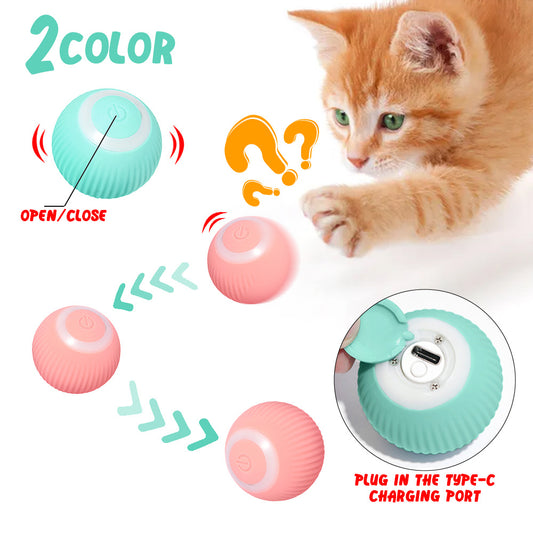 智能獵物球：喚醒主子嘅獵食本能！Smart Chase Ball: Your Cat's New Hunting Adventure!